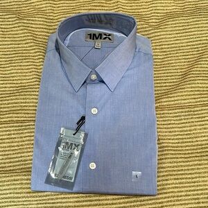 Express 1MX men’s fitted dress shirt